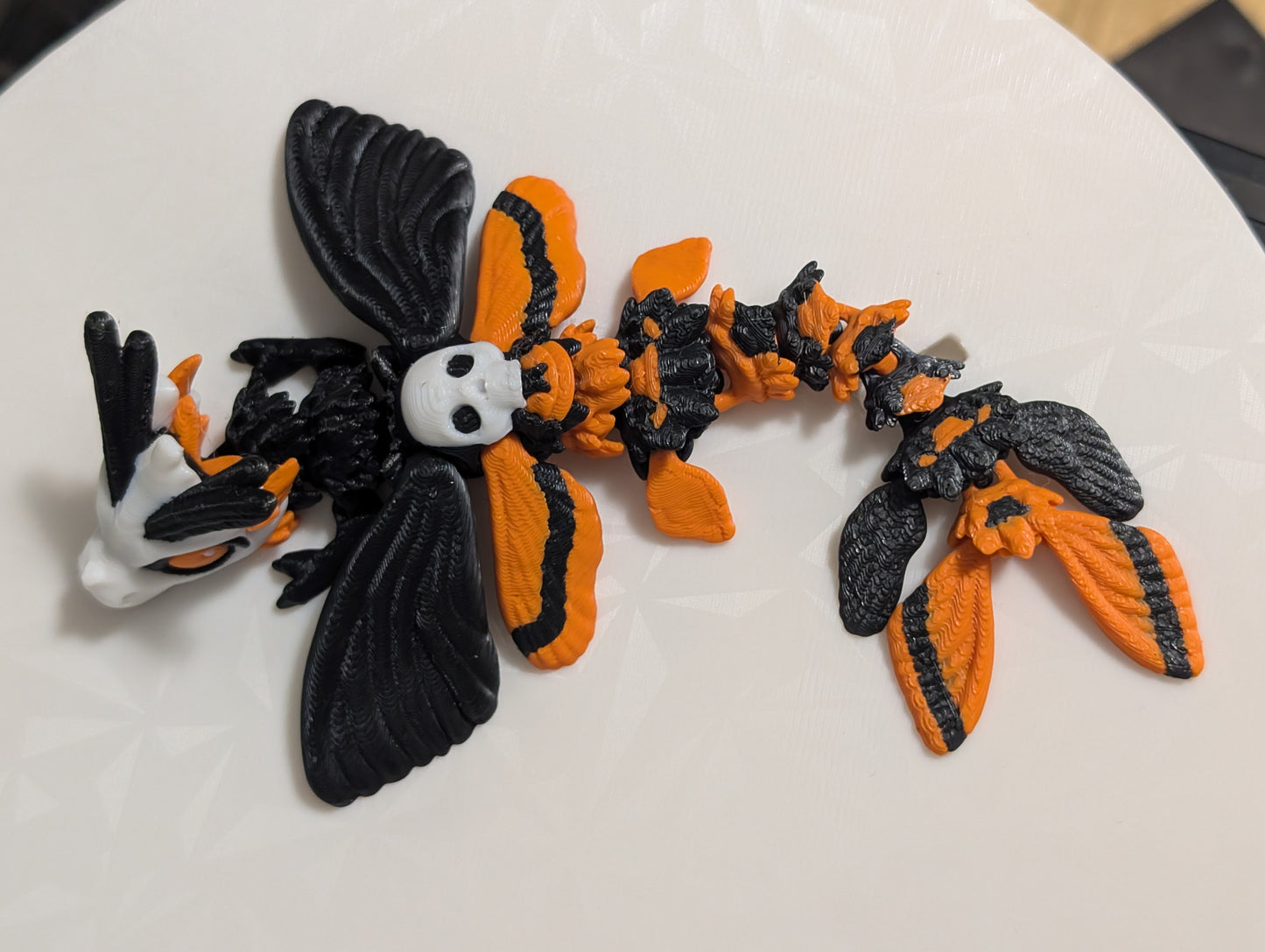 Baby Deathshead moth articulated dragon