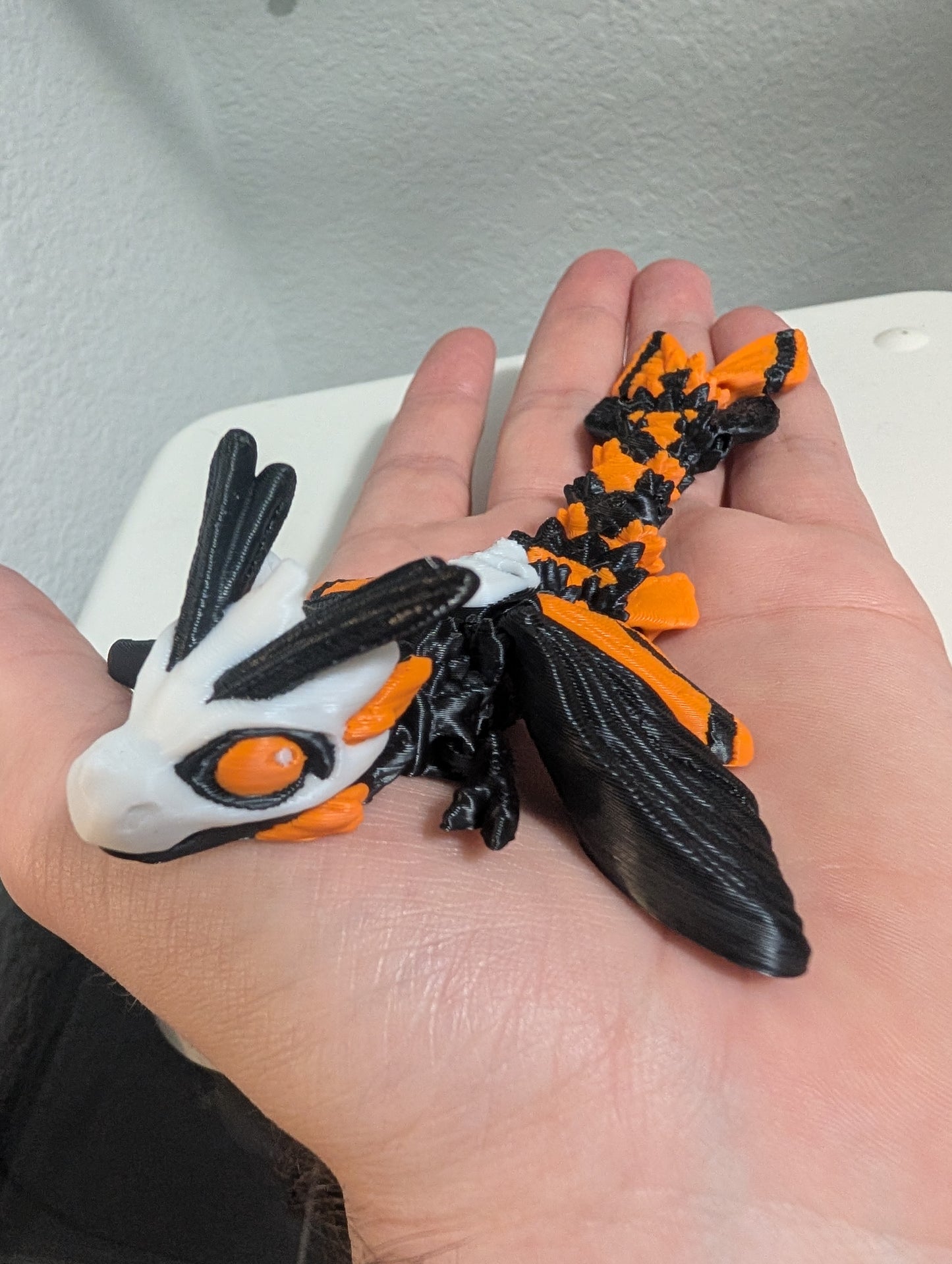 Baby Deathshead moth articulated dragon